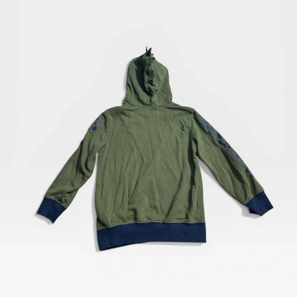 5 for $25🔥365 Kids by Garanimals Olive Green Dinosaur Hooded Jacket Boys Soze 6